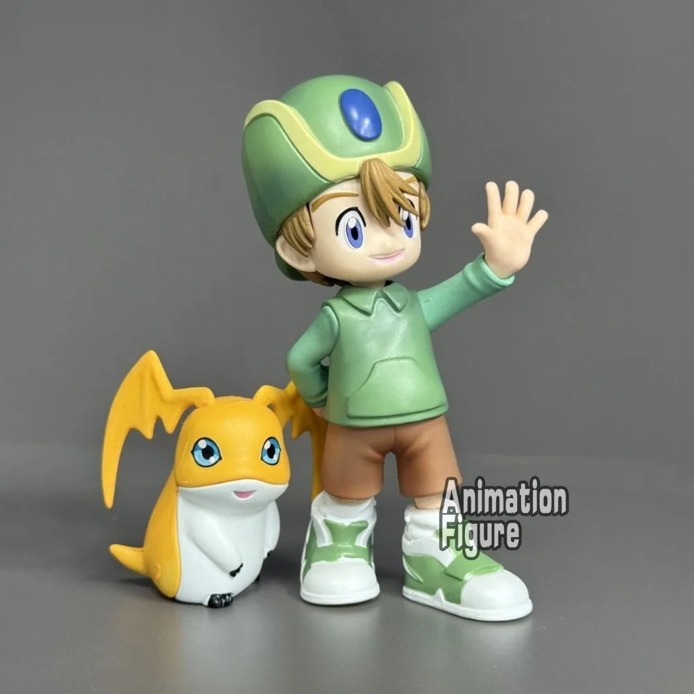 5-11cm Anime Digimon Adventure Figure Takaishi Takeru And Patamon Action Figures Pvc Collection Model Toys for Children Gifts