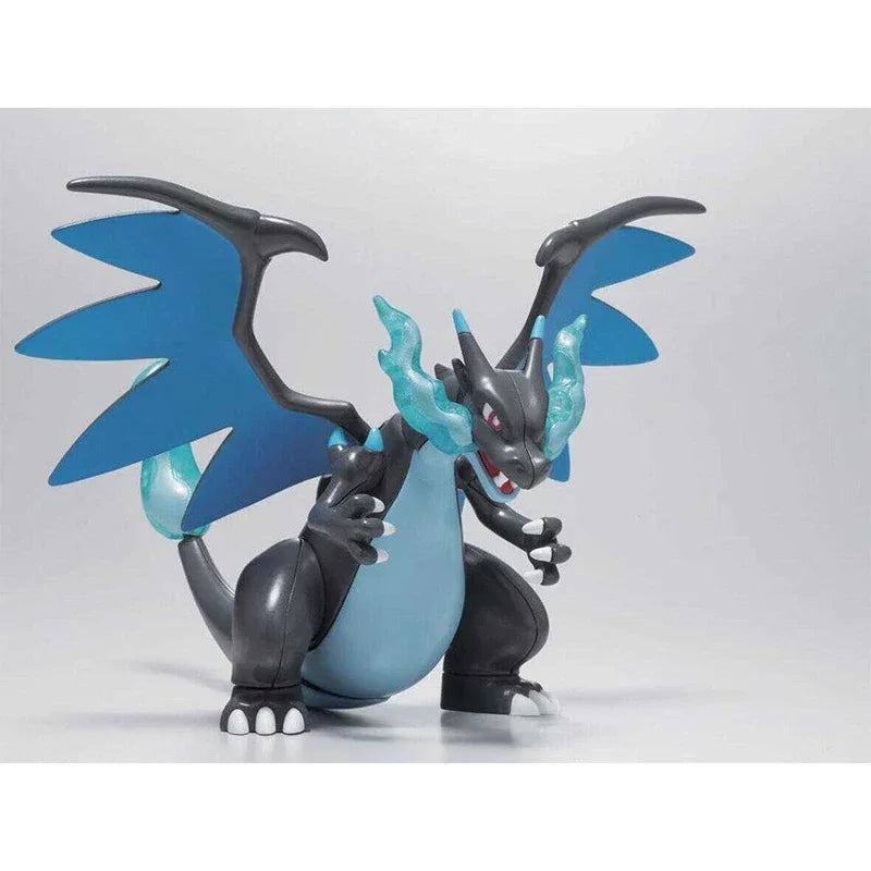 Bandai POKEMON Poke Pla Mega Charizard Aninm full Action Assembly Figure Model ornament Toy Gifts for Kid birthday present