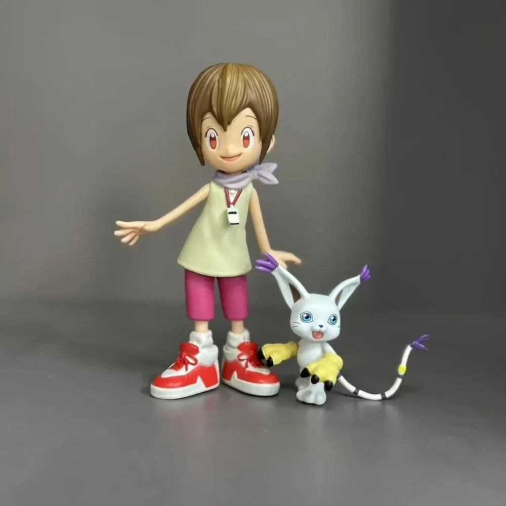 5-16cm Anime Digimon Adventure Figures Eight Main Characters Action Figure Pvc Statue Collection Model Toys Gifts