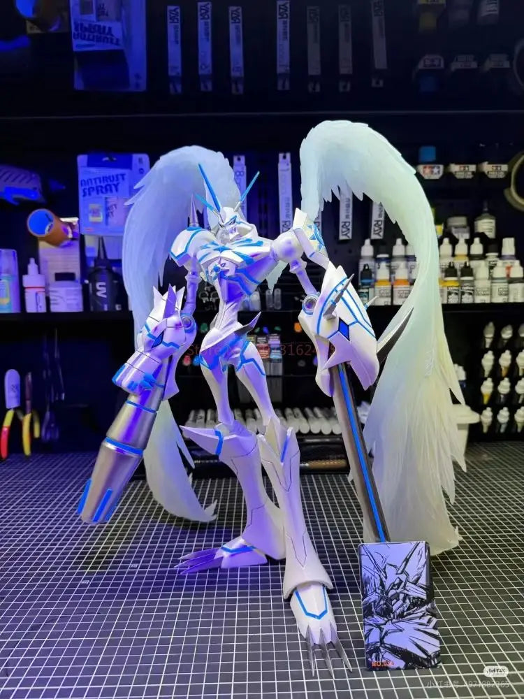 Digimon Adventure Omegamon Merciful Mode Action Figures Set Digital Monster Models For Room Decoration Cute Gift For Kids