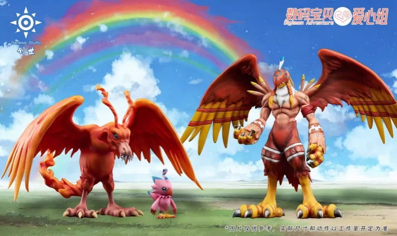 Digimon Adventure Figures Garudamon Figure Cute Stand Entirely Body Garuda Anime Model Pvc Statue Doll Collection Decor Toy Gift