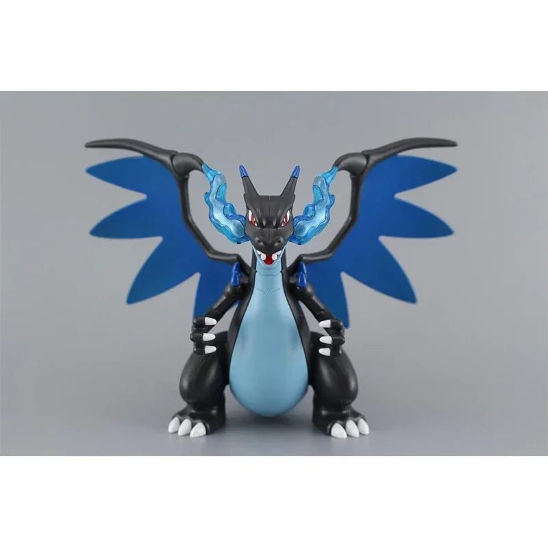 Bandai POKEMON Poke Pla Mega Charizard Aninm full Action Assembly Figure Model ornament Toy Gifts for Kid birthday present