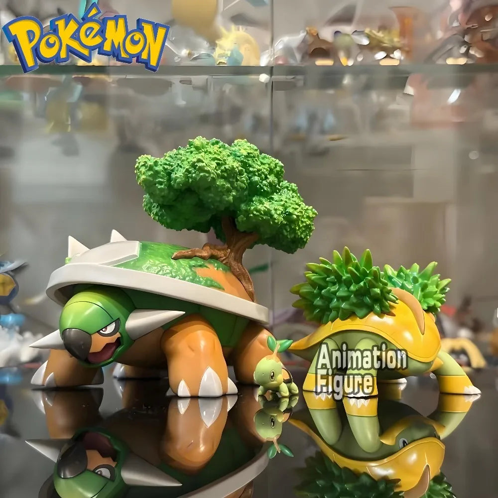 2-11cm Anime Pokemon Figure Torterra Evolutionary Group Action Figures Pvc Collection Model Toys for Children Gifts
