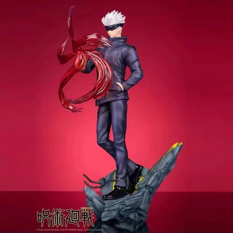 27CM Anime Jujutsu Kaisen Figure Gojo Satoru Special Effects Standing Animation Model Toy Gift Collection Decorative Ornaments