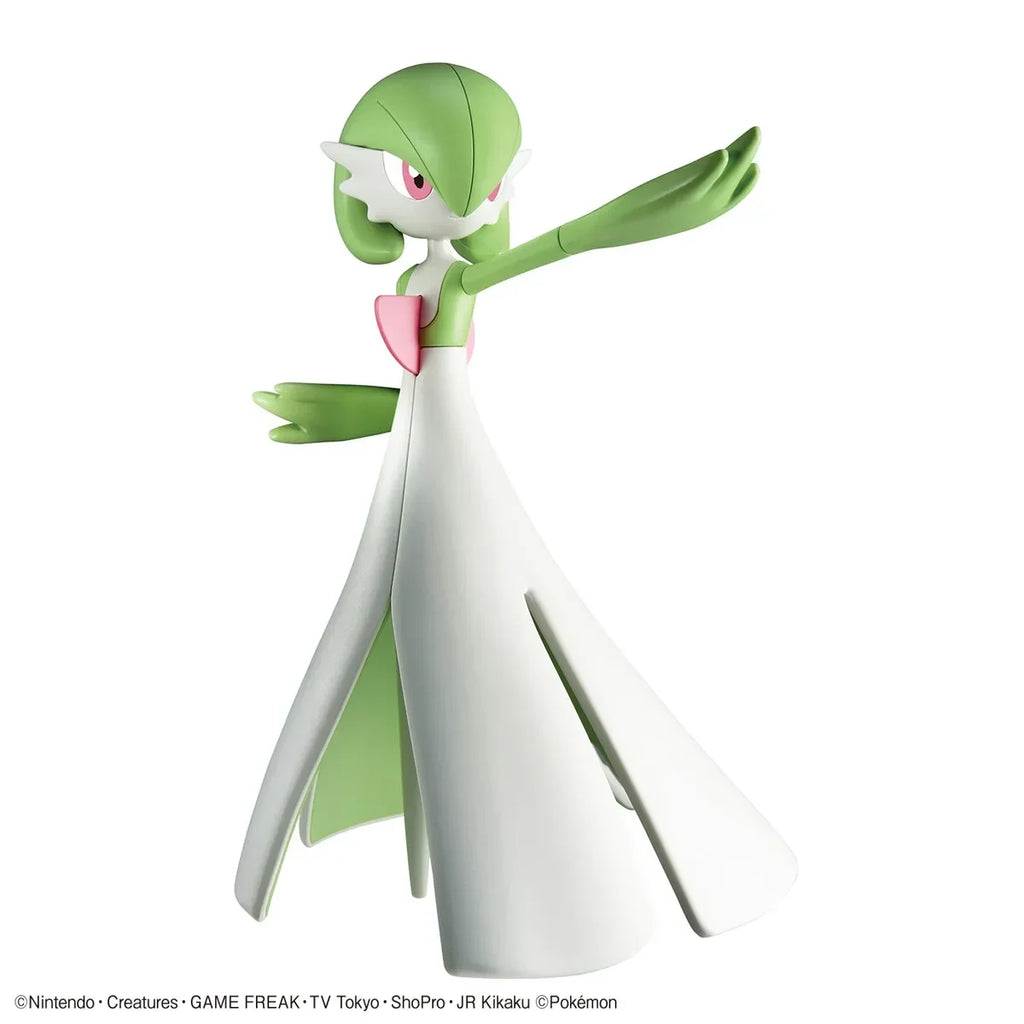 Original Bandai Pokemon Figures Plamo Gardevoir Collectible Ornaments Figure Anime Game Gifts Action Figure Model Toys