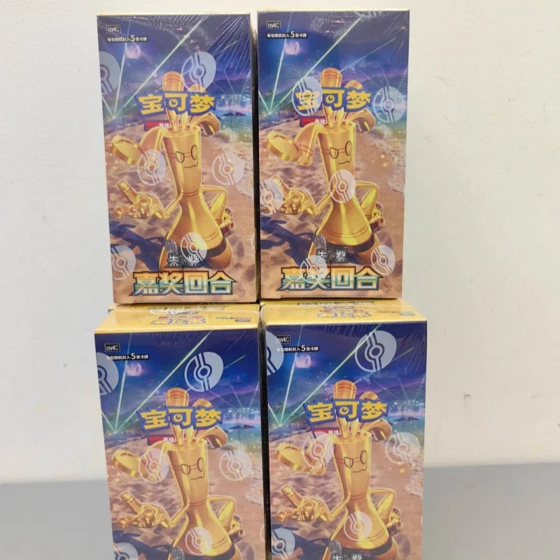 In Stock 100% Original Pokes Ptcg 12.0 Card Cartoon Simplified Chinese Zhu&Purple Deck Construct Advanced Gift Box Birthday Gift