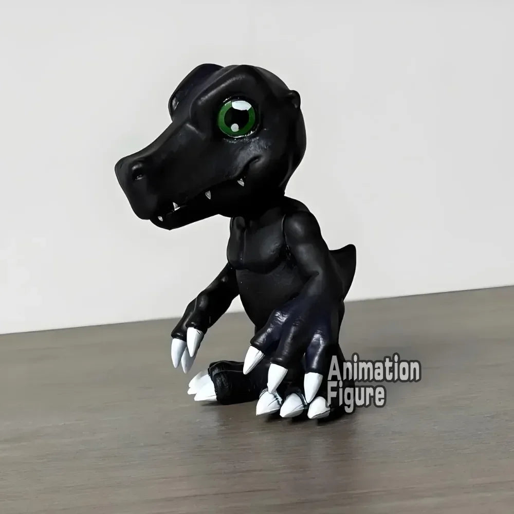 9cm/3.5in Anime Digimon Adventure Figures Black Agumon Action Figures Pvc Collection Model Toys for Children Gifts
