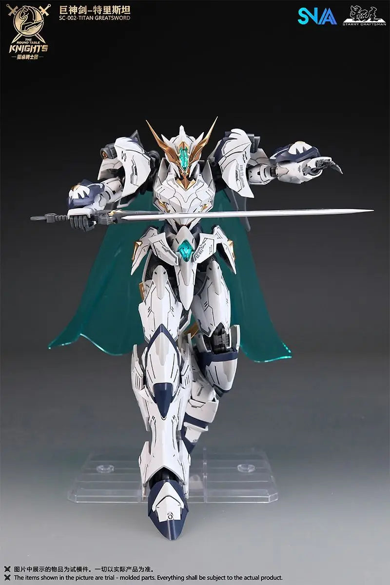 IN STOCK SNAA SC-002 Titan Greatsword Tristan The Round Table Knights Assembly Model Kit HG 1/144 Action Figure Model Toys Gift