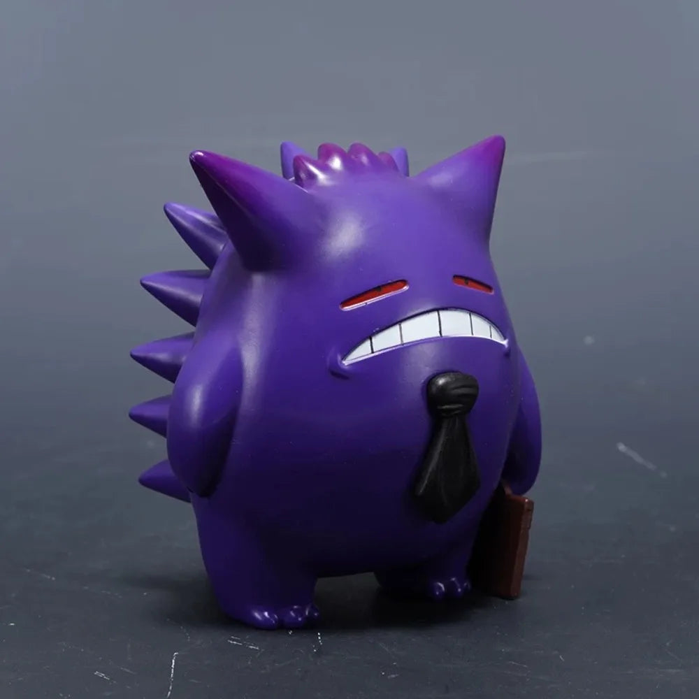 11.5cm/4.53in Anime Pokemon Figure Wage Earner Gengar Action Figures Pvc Statue Collection Model Toys Gifts