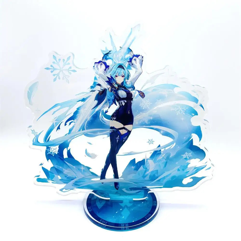 Anime Figure Genshin Impact Furina Arlecchino Xiao Yae Miko Yelan Acrylic Stand Model Plate Desk Decor Standing Sign Fans Gift