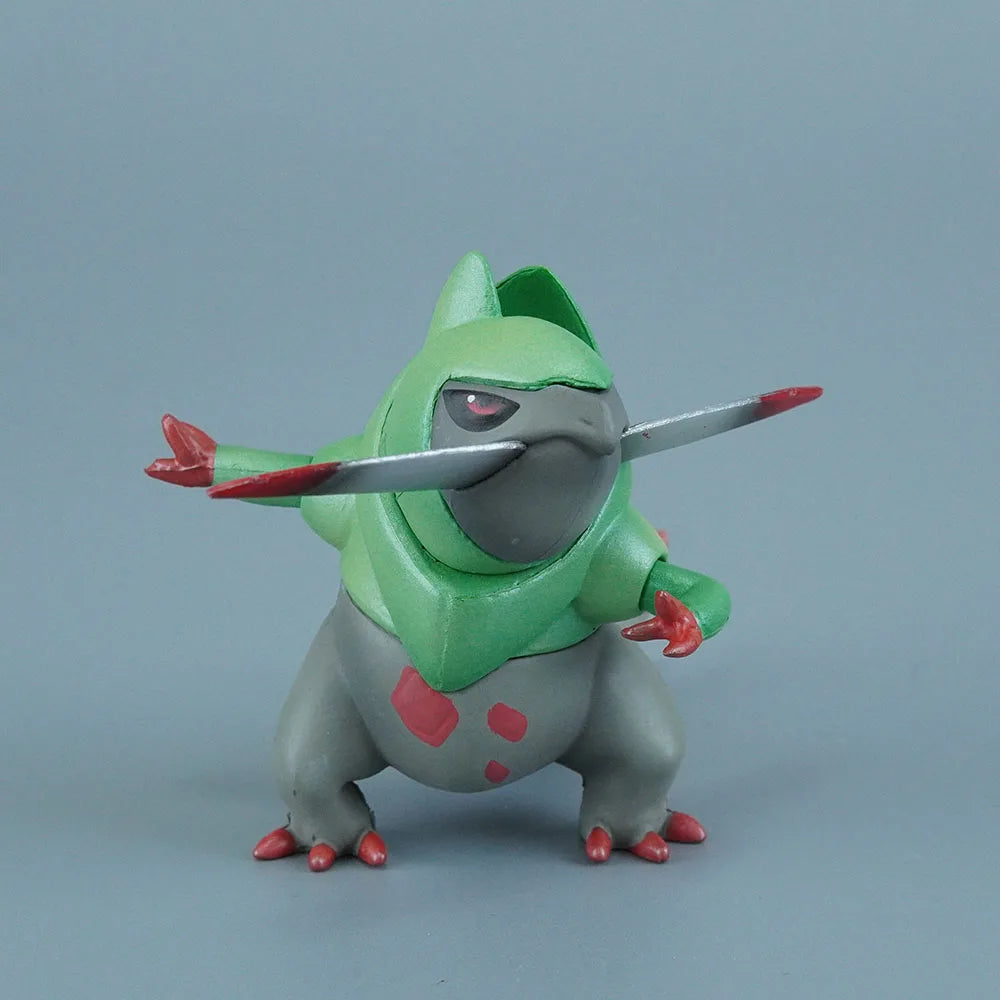 3-9cm Anime Pokemon Figure Haxorus Combination Action Figures Pvc Collection Model Toys for Children Gifts