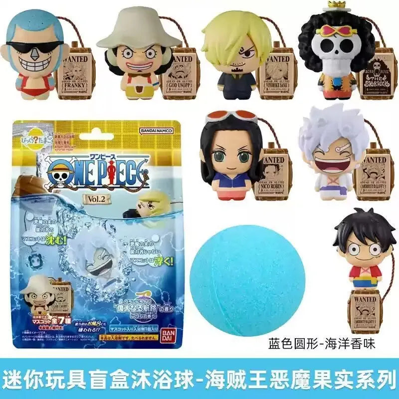 Original Bandai Pikachu Pokemon Children's Bath Ball Blinds Boxs Toys Ornament Action Figures Randomly Sent Toys