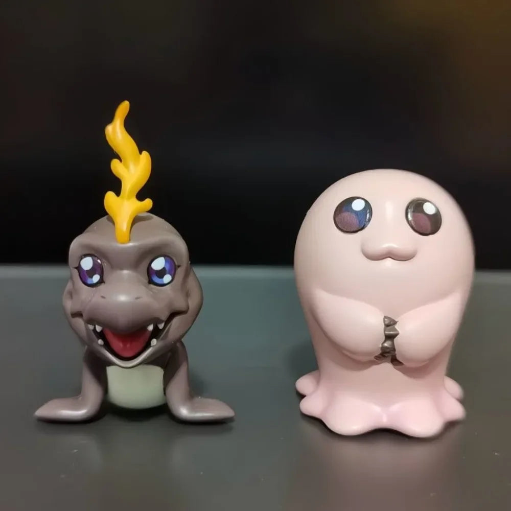 2-5cm Anime Digimon Adventure Figure Gabumon Pyocomon Koromon Mochimon Tokomon Plotmon Action Figures Model Collectible Toy Gift