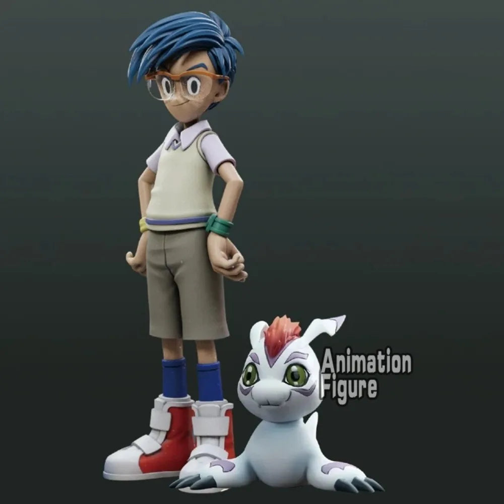 5-16cm Anime Digimon Adventure Figures Eight Main Characters Action Figure Pvc Statue Collection Model Toys Gifts