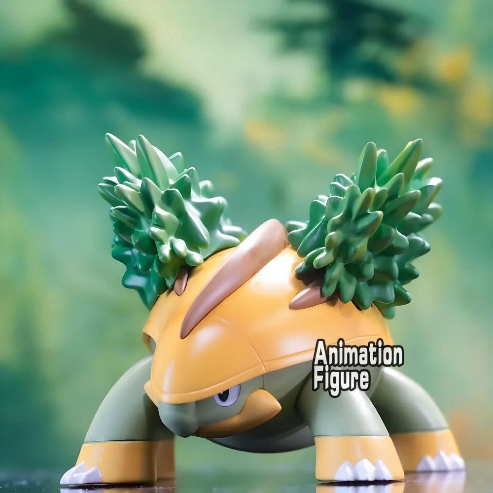 2-11cm Anime Pokemon Figure Torterra Evolutionary Group Action Figures Pvc Collection Model Toys for Children Gifts