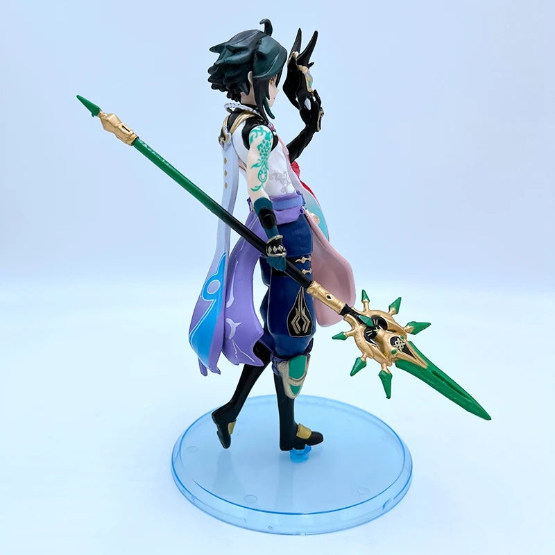 19cm Genshin Impact Anime Figure Xiao Action Figure Klee Paimon Qiqi Figurine PVC Desktop Ornaments Adult Collectible Model Toys