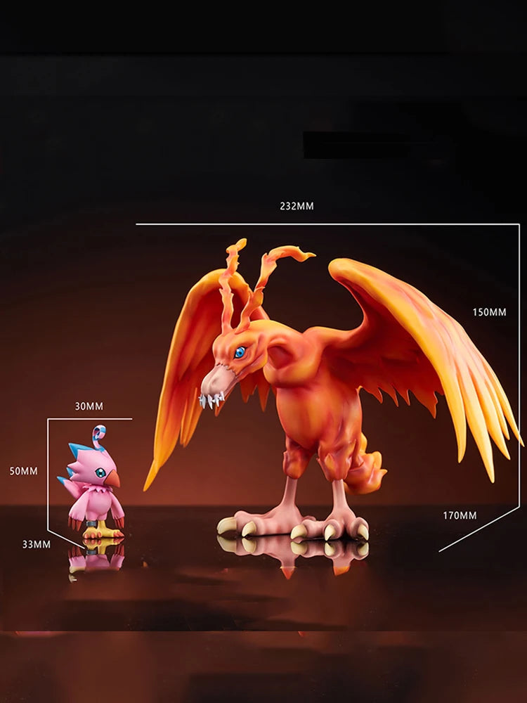 Digimon Adventure Figures Garudamon Figure Cute Stand Entirely Body Garuda Anime Model Pvc Statue Doll Collection Decor Toy Gift