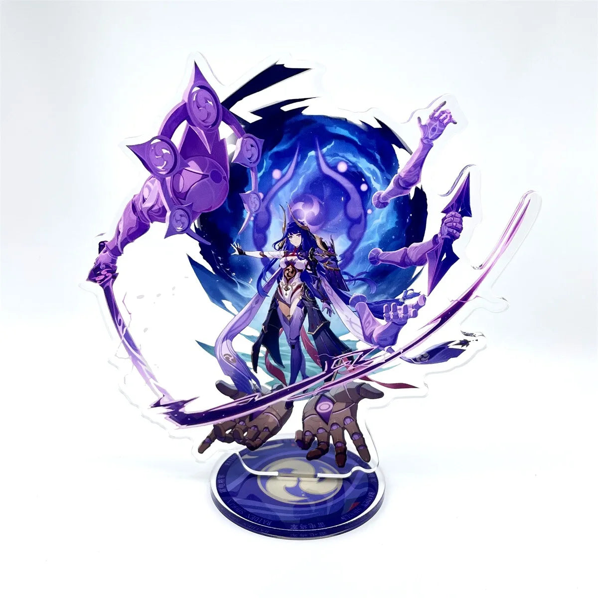 Anime Figure Genshin Impact Furina Arlecchino Xiao Yae Miko Yelan Acrylic Stand Model Plate Desk Decor Standing Sign Fans Gift