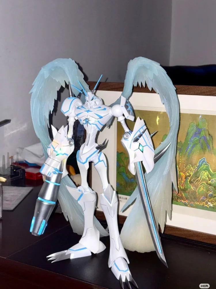 Digimon Adventure Omegamon Merciful Mode Action Figures Set Digital Monster Models For Room Decoration Cute Gift For Kids