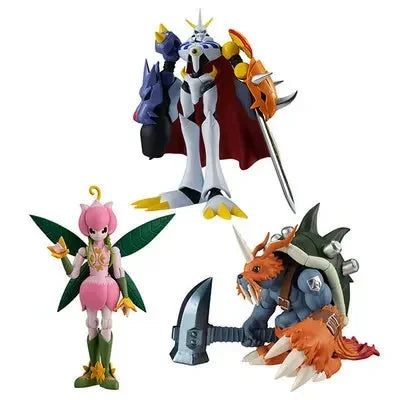 Original Bandai Figures Digimon Adventure War Greymon Zudomon Omegamon Holy Angemon Angewomon Metal Garurumon Lilimon Box Toys