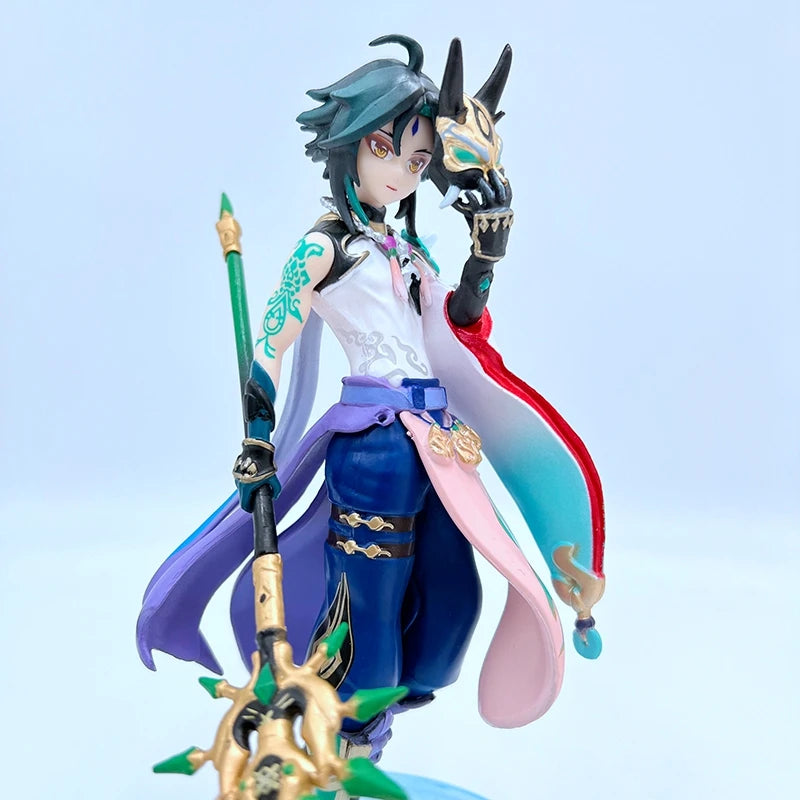 19cm Genshin Impact Anime Figure Xiao Action Figure Klee Paimon Qiqi Figurine PVC Desktop Ornaments Adult Collectible Model Toys