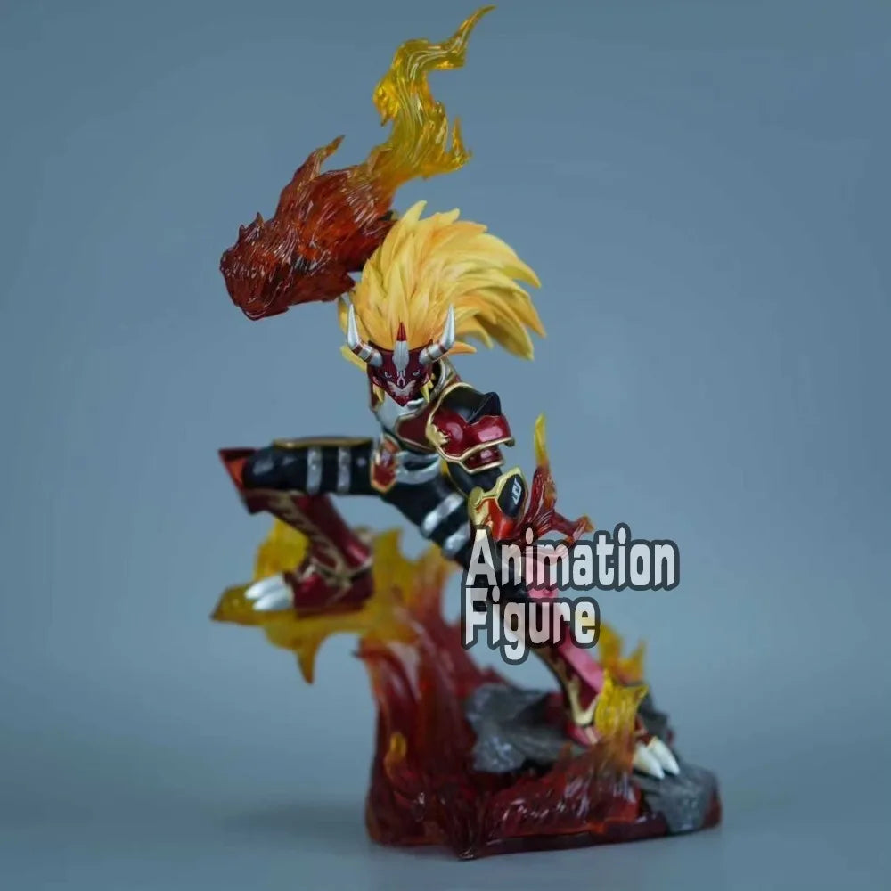 26cm/10.24in Anime Digimon Adventure Figure Agnimon Action Figures Pvc Collection Model Toys for Children Gifts