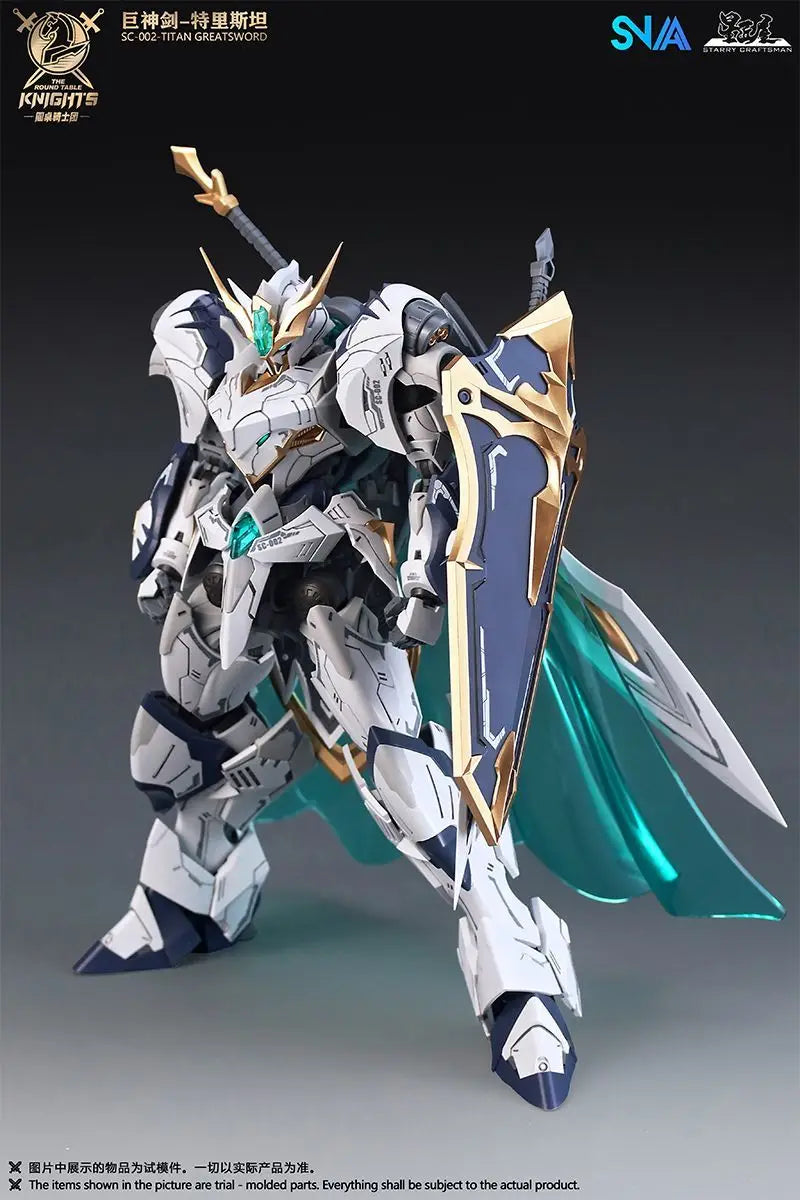 HG 1/144 SNAA SC-002 Titan Greatsword Tristan Assembly Model Kit SC-009 Divine Invoker Percival The Round Table Knights Figure
