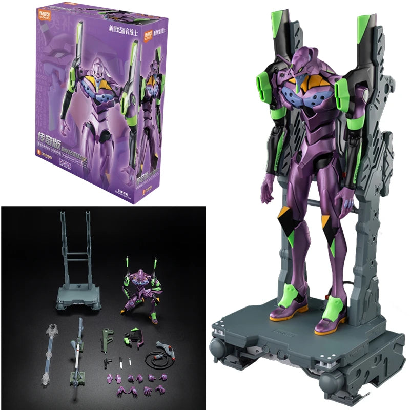BLOKEES Original EVANGELION-02 01 08 EVA00 NEON GENESIS EVANGELION Asuka Shinji Assembled Action Figure Anime Robot Armor Toys