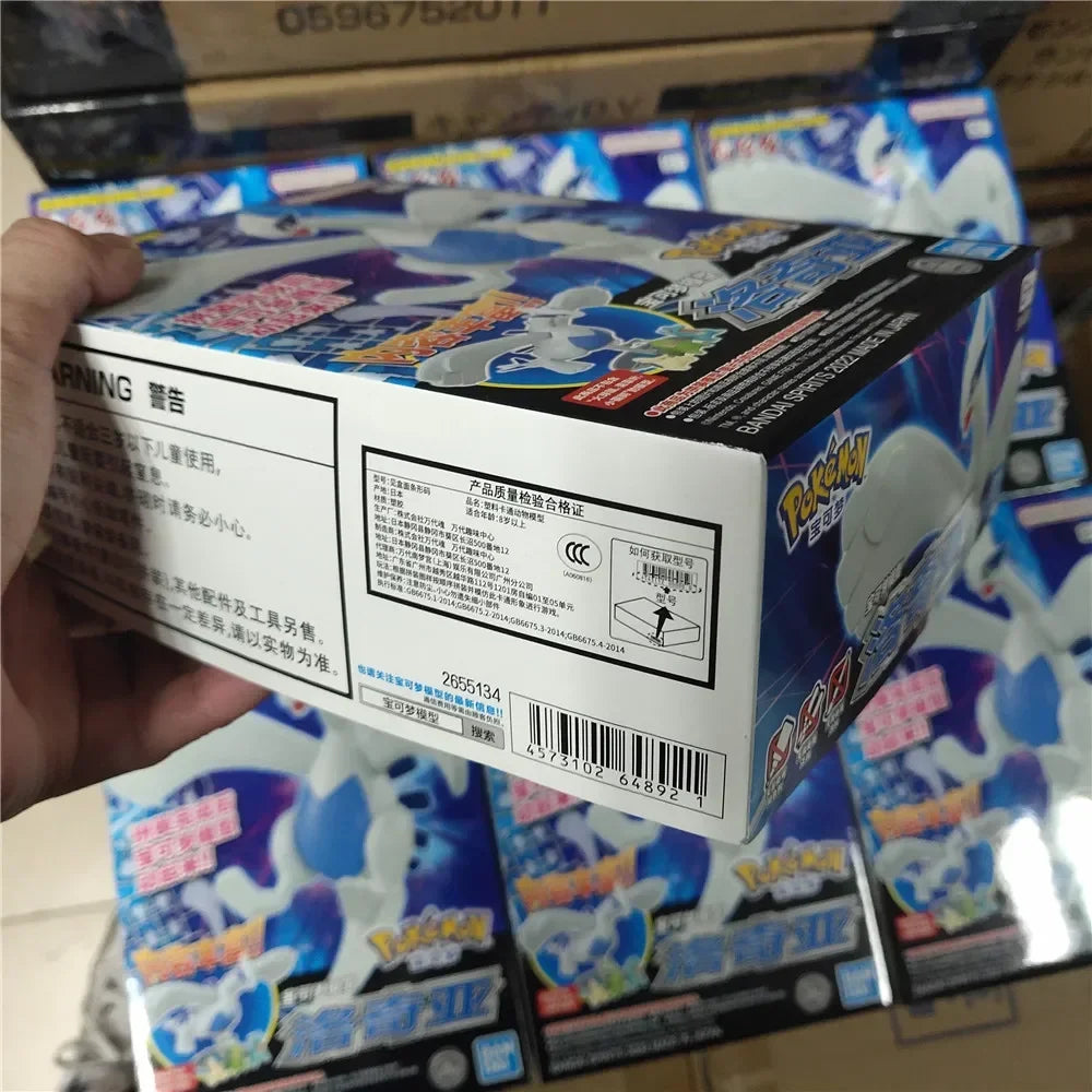 Original Bandai Pokemon POKEPLA LUGIA Assemble PVC Action Figures Pokemon Figurine Model Toys Anime Figure Ornaments Toys