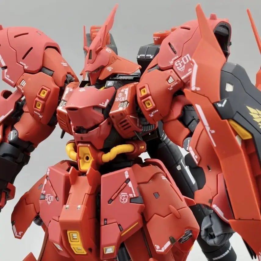 New Stap Model Sazabi Msn-04 Action Figure RG 1/144 Model Kit Action Figures Robot Figurine Plastic Model Kids Hobby Toys Gifts