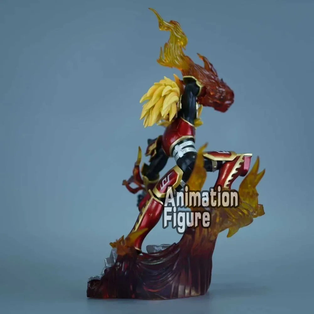 26cm/10.24in Anime Digimon Adventure Figure Agnimon Action Figures Pvc Collection Model Toys for Children Gifts