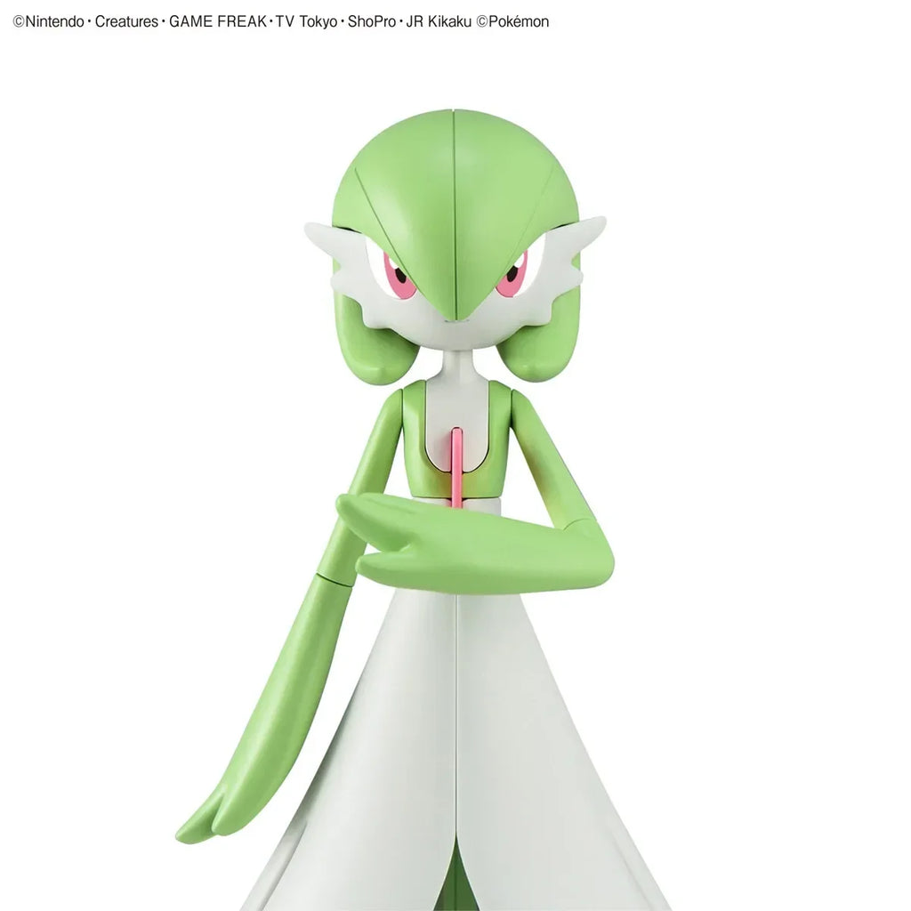 Original Bandai Pokemon Figures Plamo Gardevoir Collectible Ornaments Figure Anime Game Gifts Action Figure Model Toys