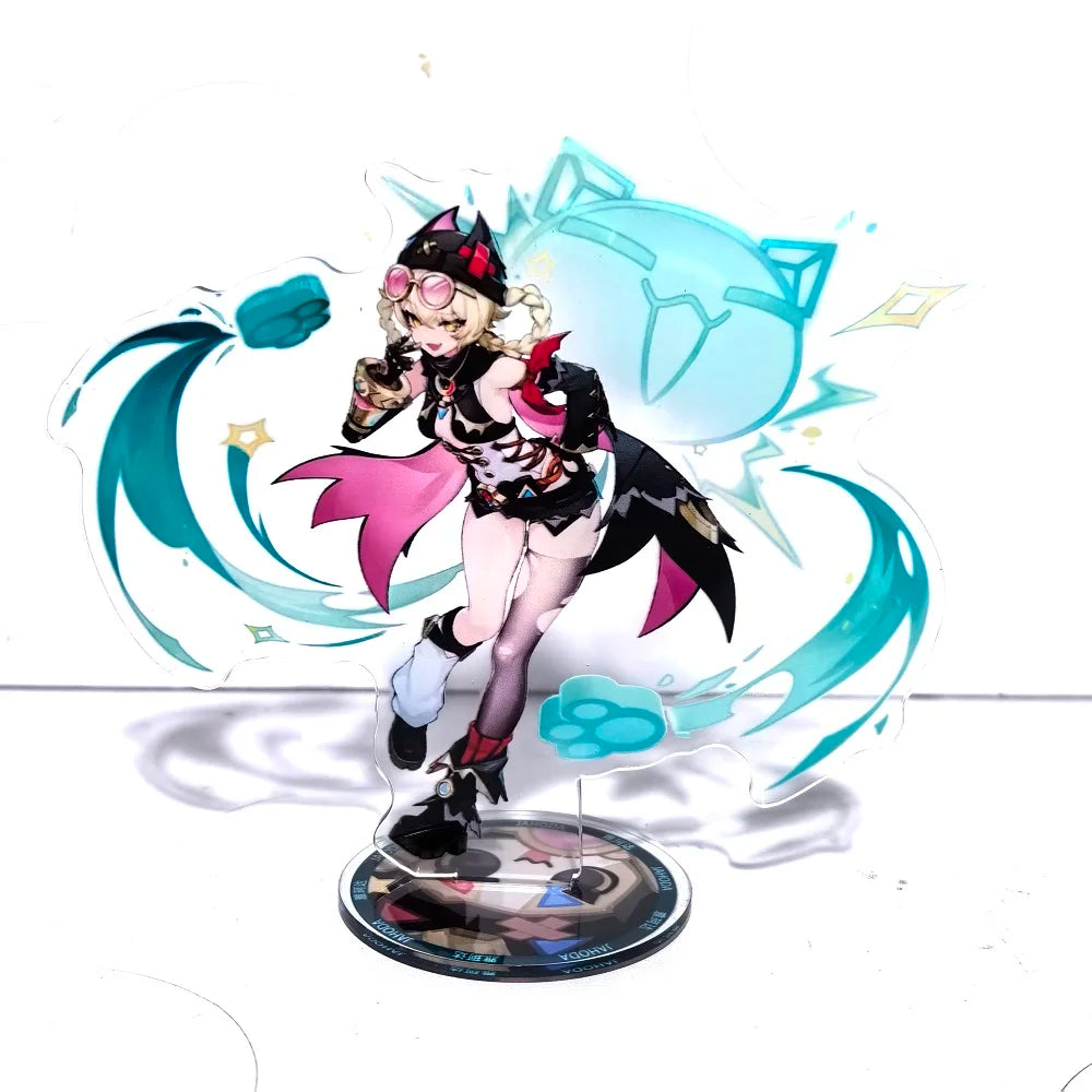 Anime Game Genshin Impact Stand Model Acrylic Action Figure Xilonen Kinich Mualani Creative Toy Gift