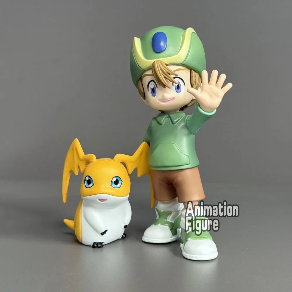 5-11cm Anime Digimon Adventure Figure Takaishi Takeru And Patamon Action Figures Pvc Collection Model Toys for Children Gifts