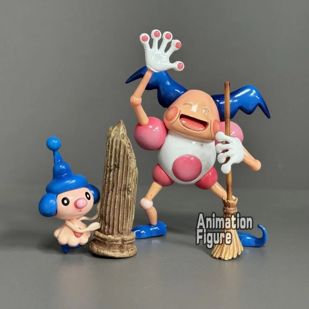 5-9cm Anime Pokemon Figure Mr Mime Action Figures Pvc Statue Desktop Ornamen Collection Model Toys Gifts