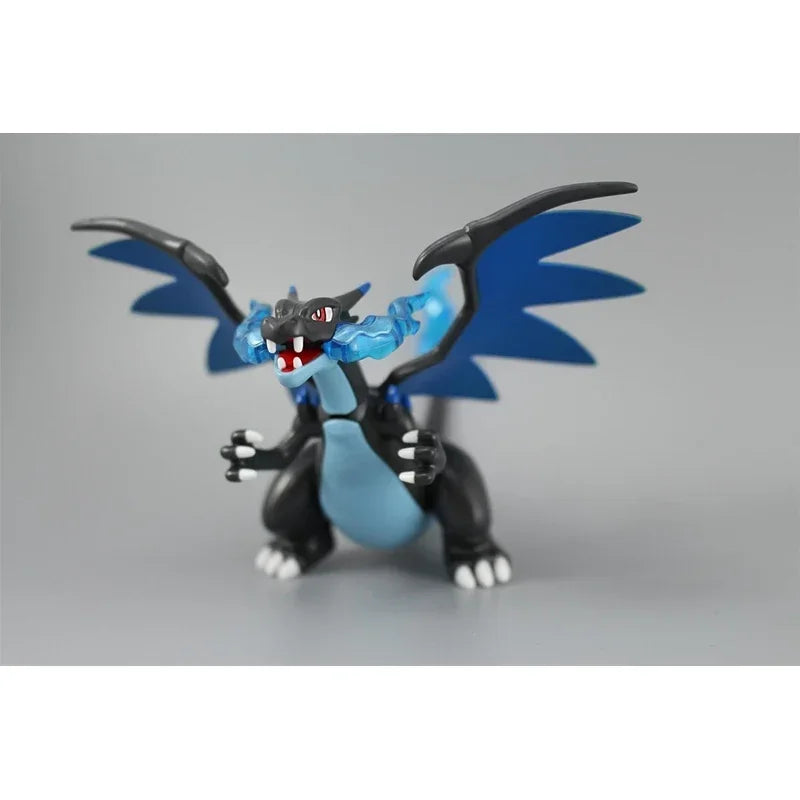 Bandai POKEMON Poke Pla Mega Charizard Aninm full Action Assembly Figure Model ornament Toy Gifts for Kid birthday present