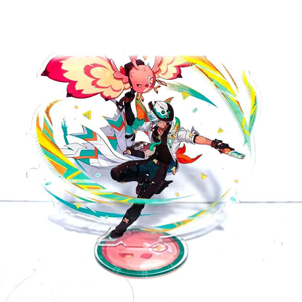 Anime Game Genshin Impact Stand Model Acrylic Action Figure Xilonen Kinich Mualani Creative Toy Gift