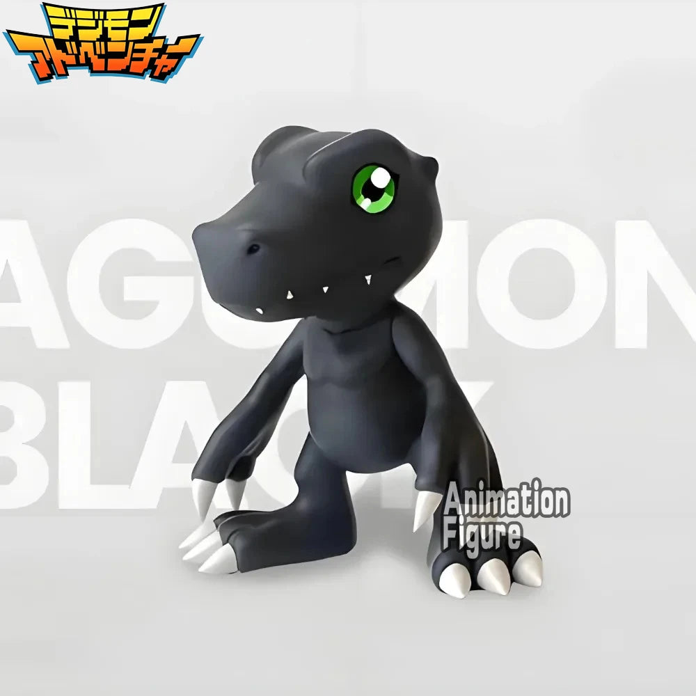 9cm/3.5in Anime Digimon Adventure Figures Black Agumon Action Figures Pvc Collection Model Toys for Children Gifts
