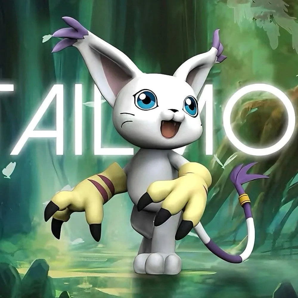 3.5-11.5cm Anime Digimon Adventure Figure Wizarmon and Tailmon Action Figures Pvc Statue Collection Model Toys Gifts