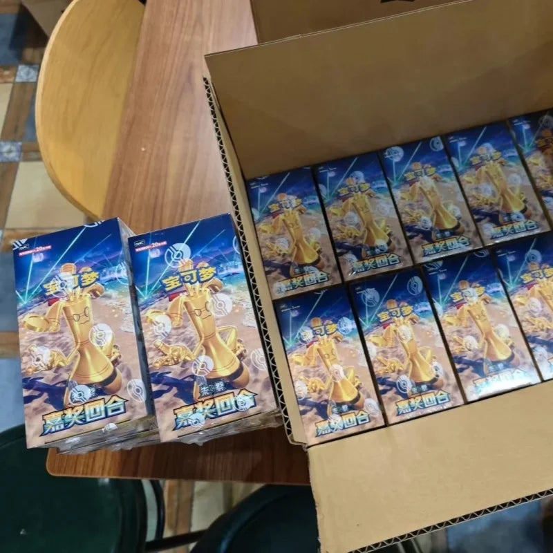 In Stock 100% Original Pokes Ptcg 12.0 Card Cartoon Simplified Chinese Zhu&Purple Deck Construct Advanced Gift Box Birthday Gift