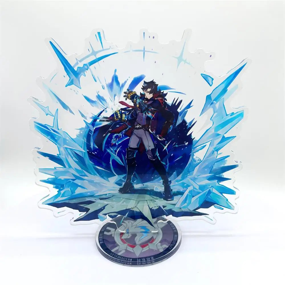 Anime Figure Genshin Impact Furina Arlecchino Xiao Yae Miko Yelan Acrylic Stand Model Plate Desk Decor Standing Sign Fans Gift