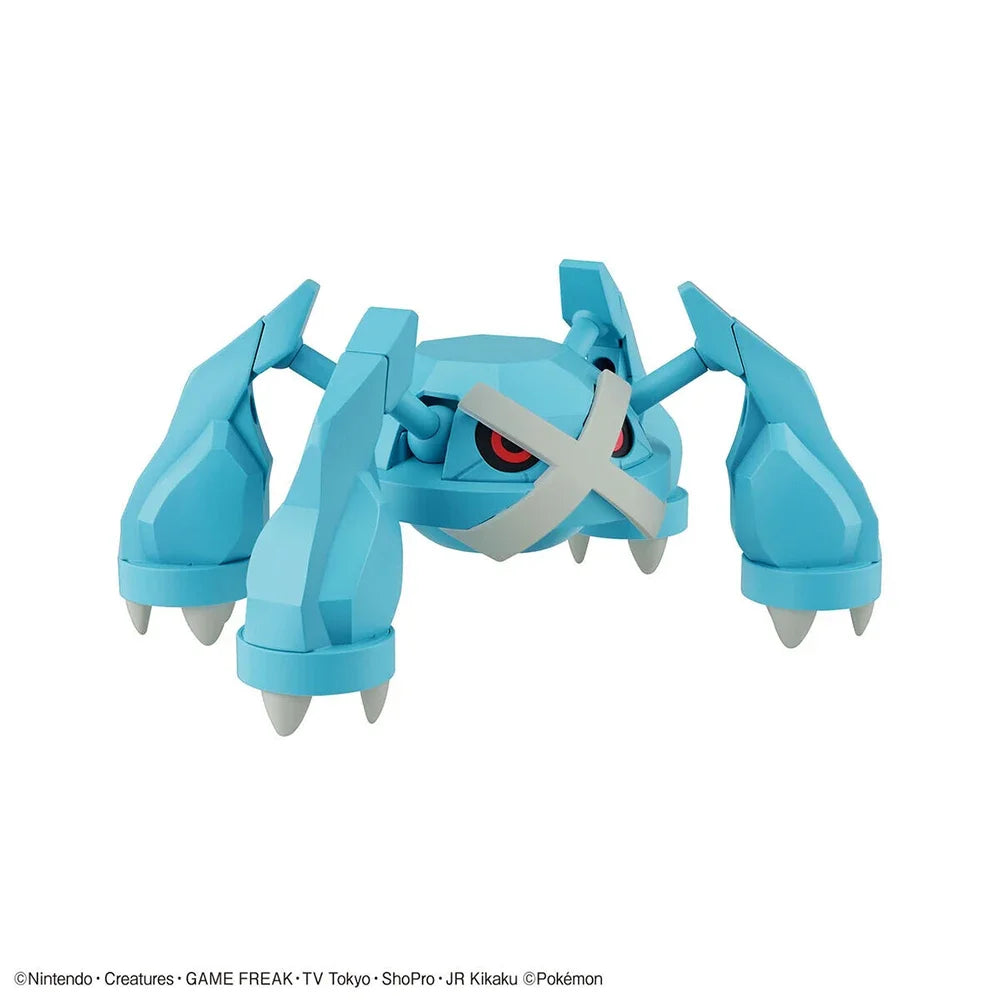 Original Bandai Pokemon Figures Plamo Metagross Action Figure Assembly Collectible Ornaments Figure Model Toys PVC 15cm