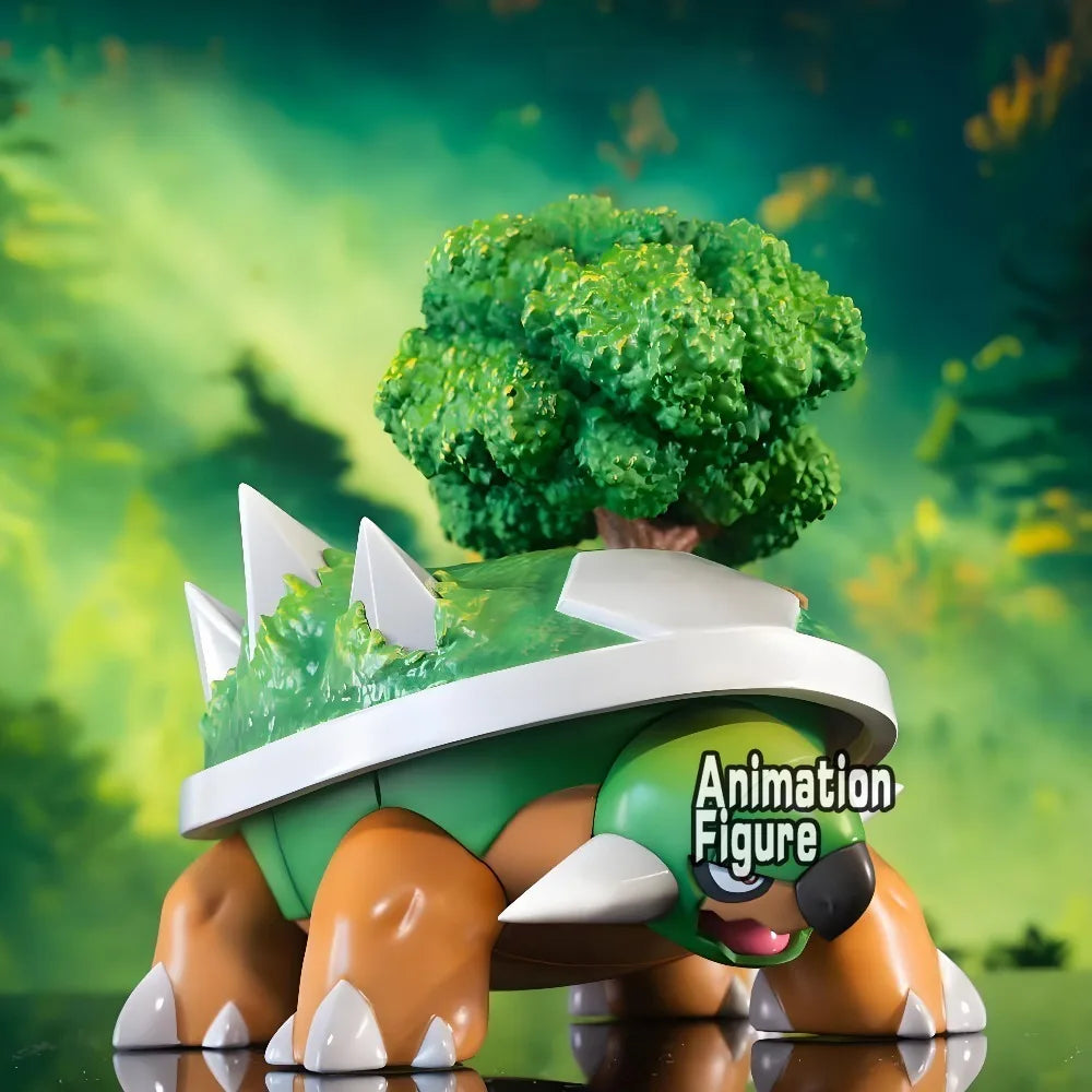 2-11cm Anime Pokemon Figure Torterra Evolutionary Group Action Figures Pvc Collection Model Toys for Children Gifts