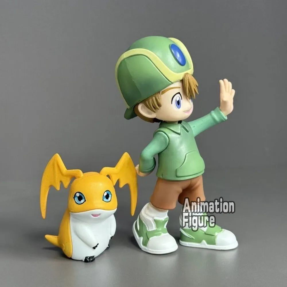 5-11cm Anime Digimon Adventure Figure Takaishi Takeru And Patamon Action Figures Pvc Collection Model Toys for Children Gifts