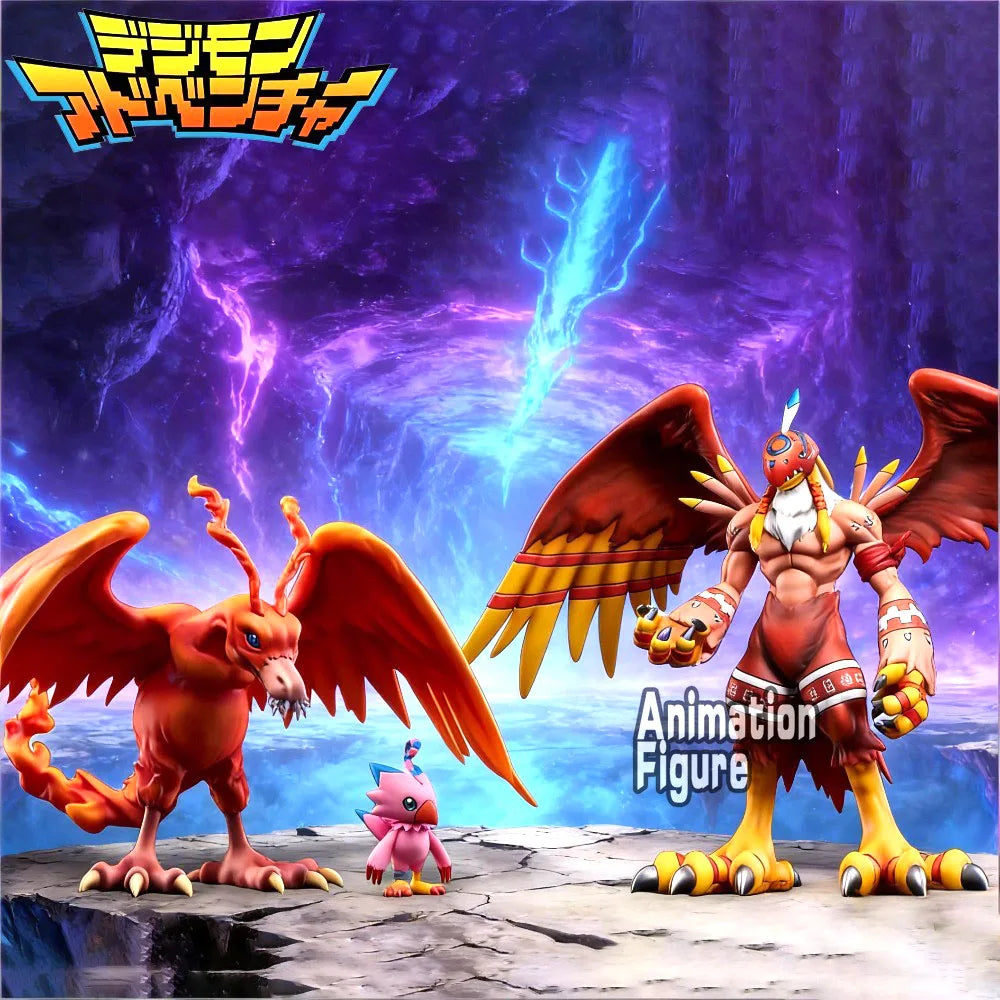4-18cm Anime Digimon Adventure Figure Birdramon And Piyomon Action Figures Pvc Collection Model Toys for Children Gifts