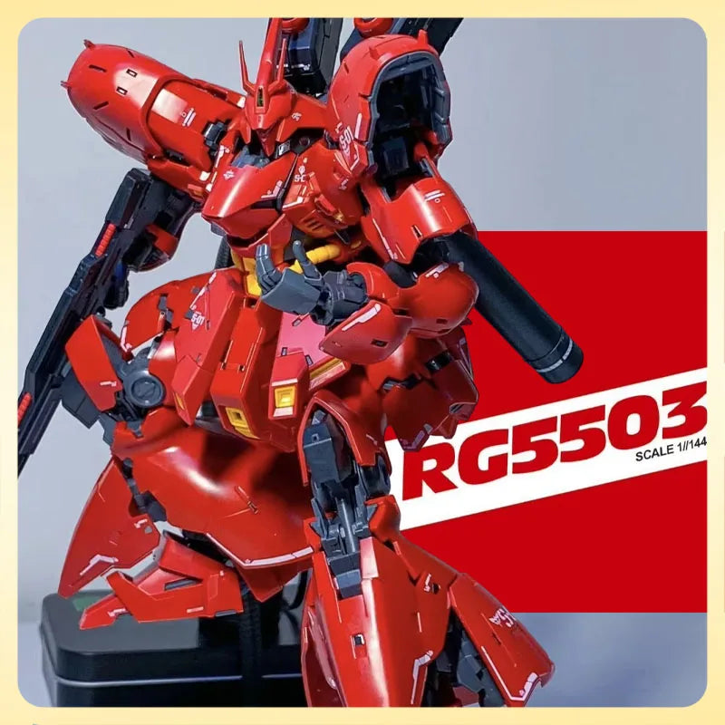 New Stap Model Sazabi Msn-04 Action Figure RG 1/144 Model Kit Action Figures Robot Figurine Plastic Model Kids Hobby Toys Gifts