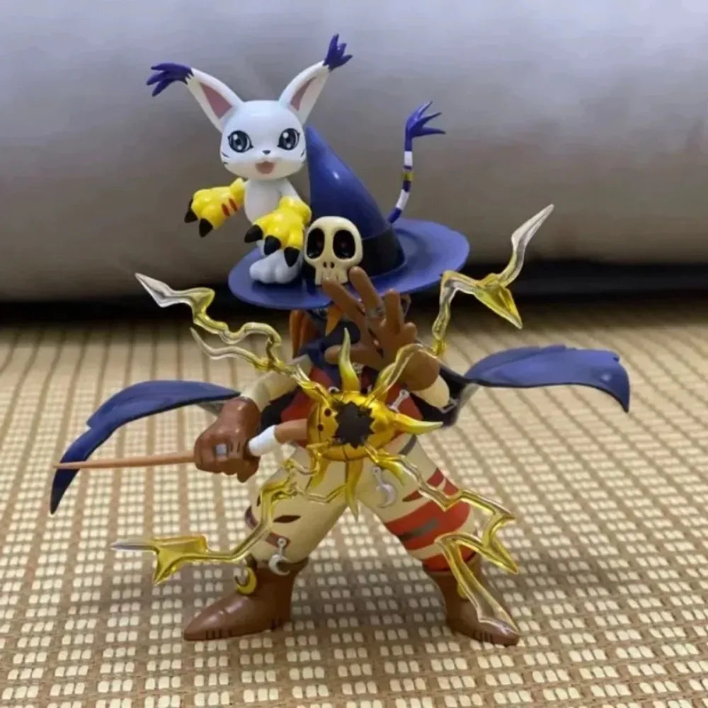 3.5-11.5cm Anime Digimon Adventure Figure Wizarmon and Tailmon Action Figures Pvc Statue Collection Model Toys Gifts