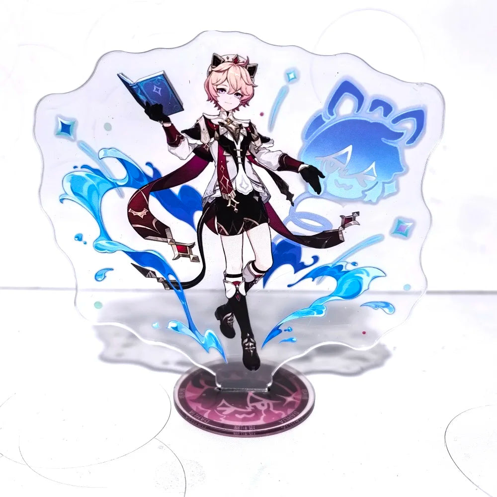 Anime Game Genshin Impact Stand Model Acrylic Action Figure Xilonen Kinich Mualani Creative Toy Gift