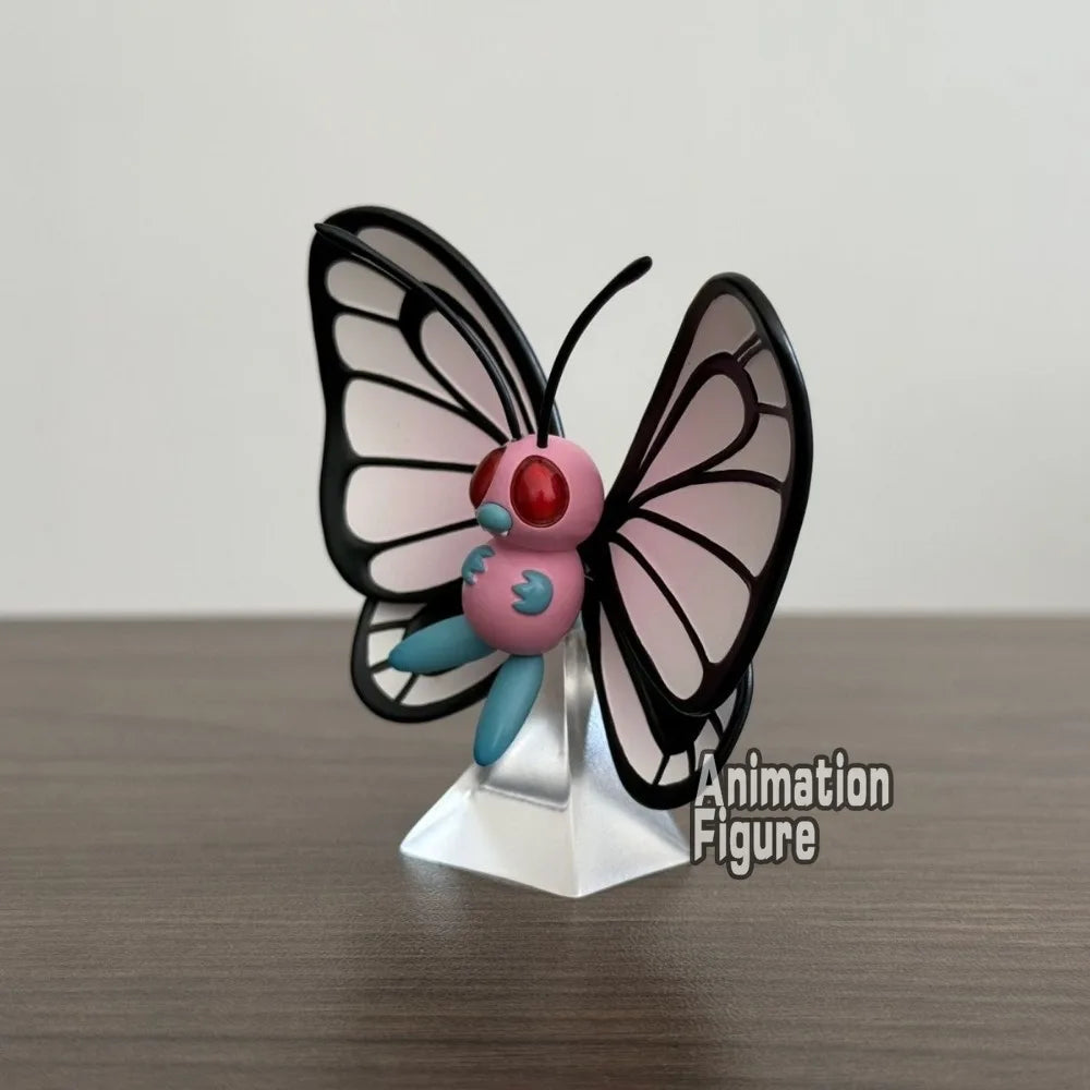 6.5cm/2.56in Anime Pokemon Figure Butterfree Action Figures Pvc Collection Model Toys for Children Gifts
