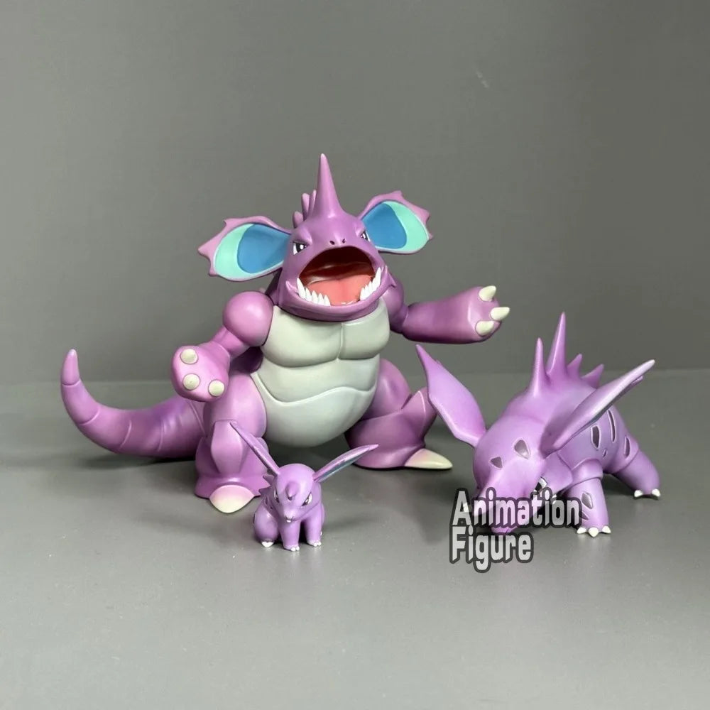 2-6cm Anime Pokemon Figure Nidoqueen And Nidoking Action Figures Pvc Collection Model Toys for Children Gifts